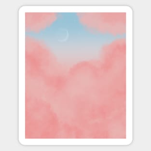 Aesthetic Cotton Candy Pink Sky Sticker